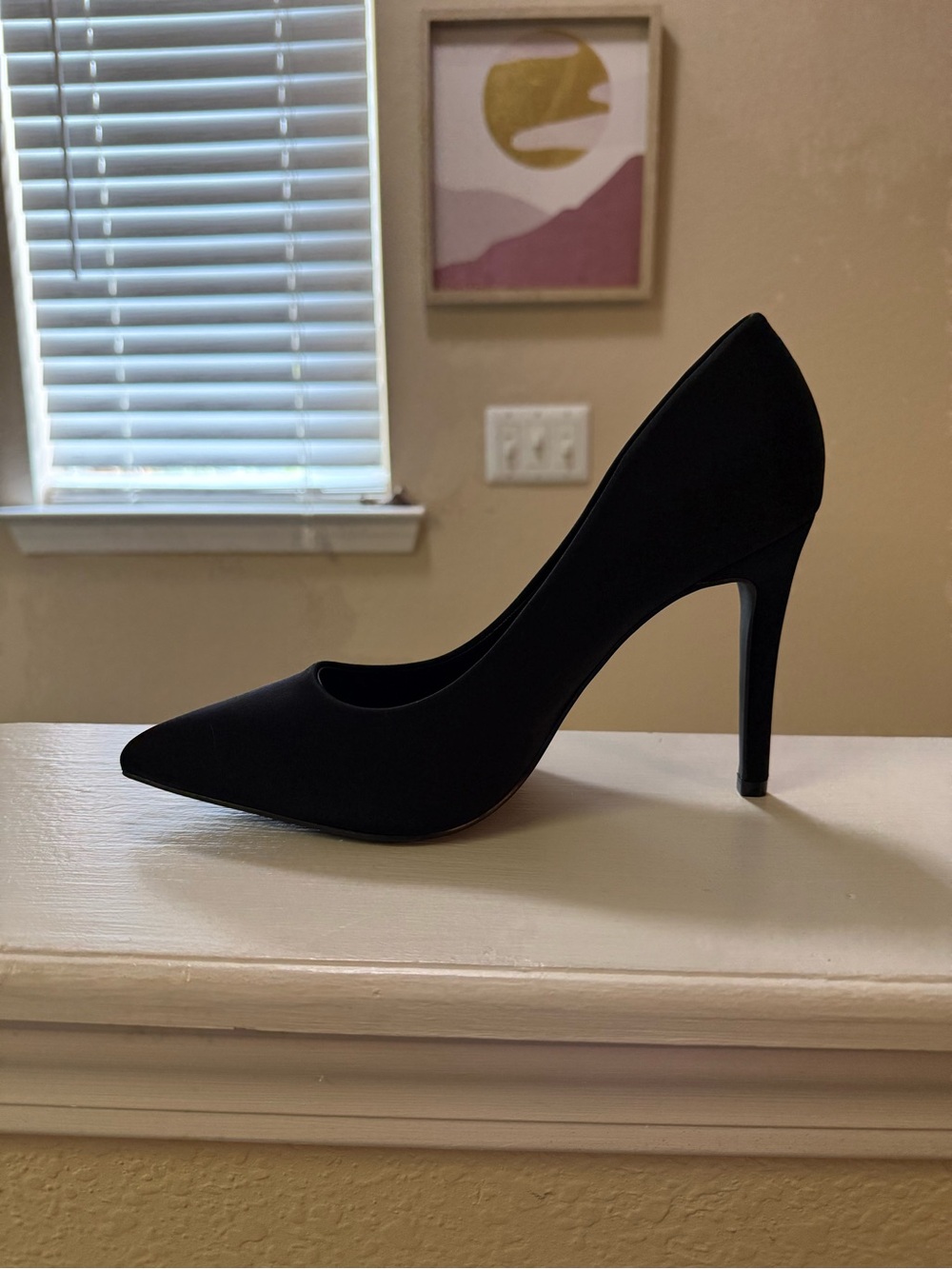 Fashion Nova Black Pointed Toe Stiletto Heel Pump